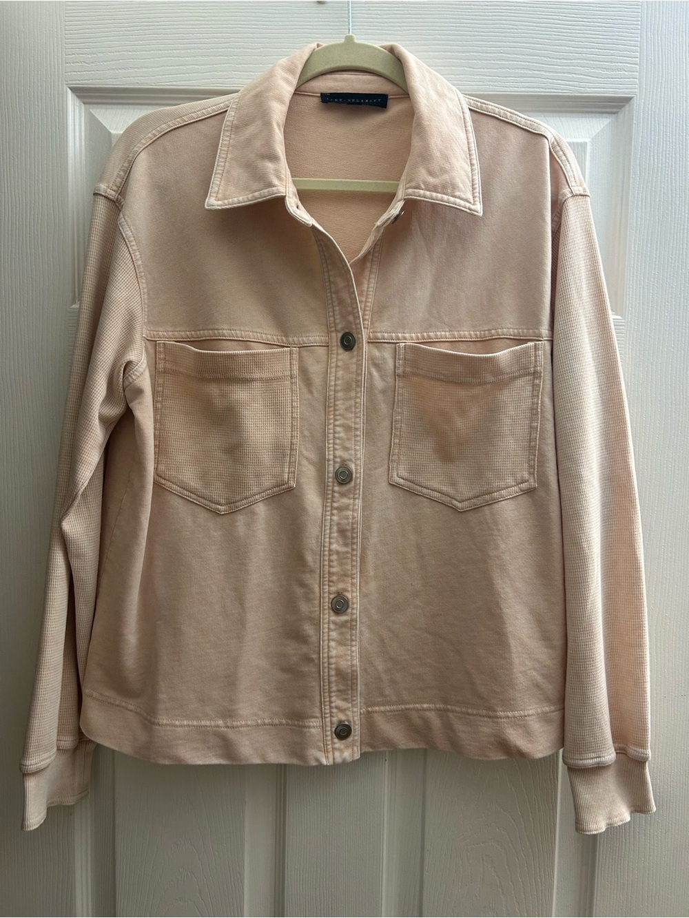Womens Light Button-Front Top